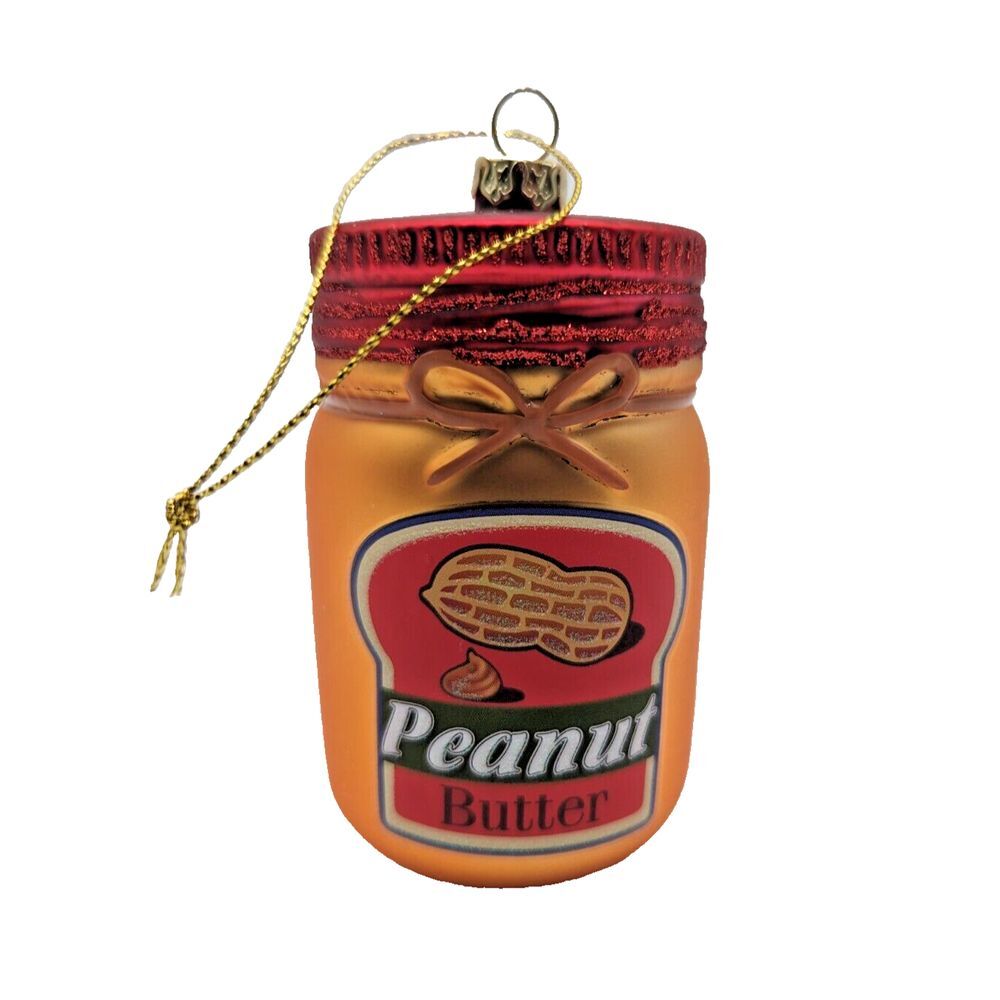 Glass Robert Stanley Christmas Ornament Peanut‎ Butter